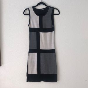 Jane Norman Color Block Cotton Sleeveless Midi Dress Size 10